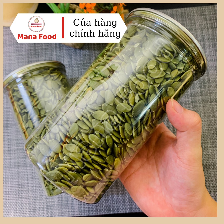 500G Nhân Bí Xanh Ấn Độ Mana Food | VSATTP - Hạt bùi - Chất lượng