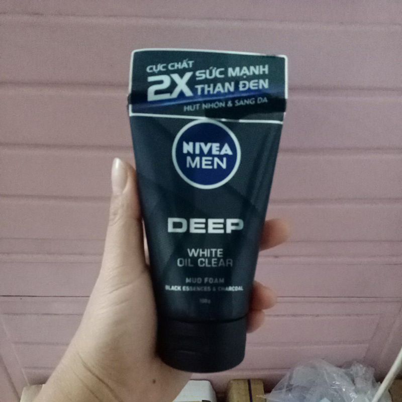 Rửa mặt Nivea Men deep 100g