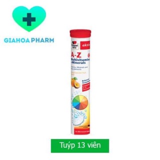 Viên sủi A-Z Multivitamins Minerals Doppelherz (Tuýp 13 viên)