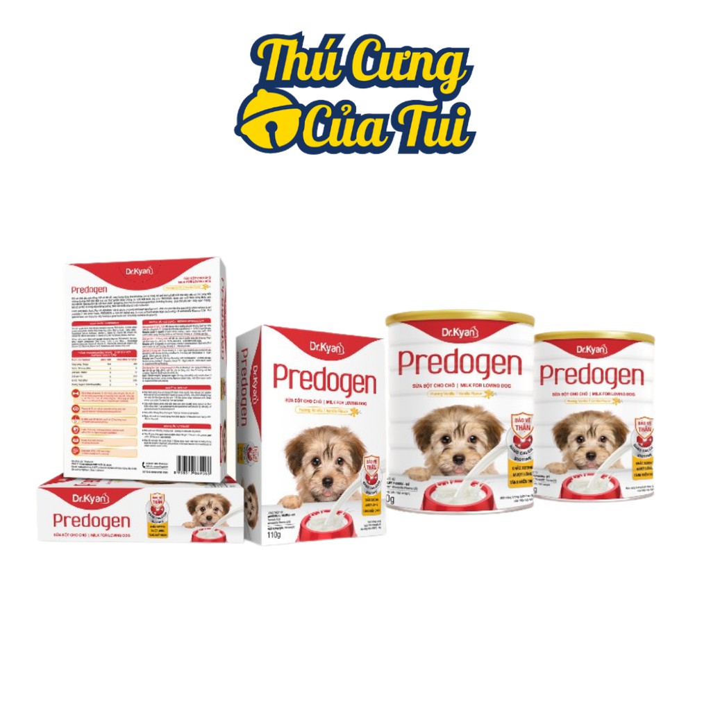 Sữa Bột PRECATEN PREDOGEN DR.KYAN Cho Chó Mèo Hộp 110g - Thú Cưng Của Tui