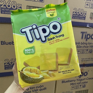 Bánh trứng Tipo sầu riêng gói 220g