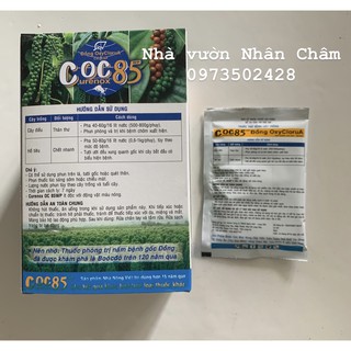 Trừ nấm diệt vi khuẩn COC 85 WP
