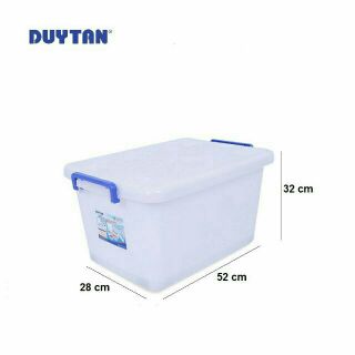 [Giá Rẻ] THÙNG CHỮ NHẬT ĐỰNG ĐỒ, ĐỰNG GẠO 10Lít DUY TÂN