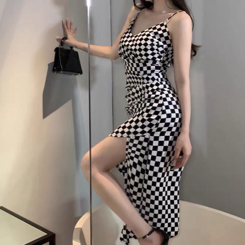 Đầm Hai Dây Thiết Kế Mới Quyến Rũ Thời Trang Mùa Hè Dành Cho Nữ