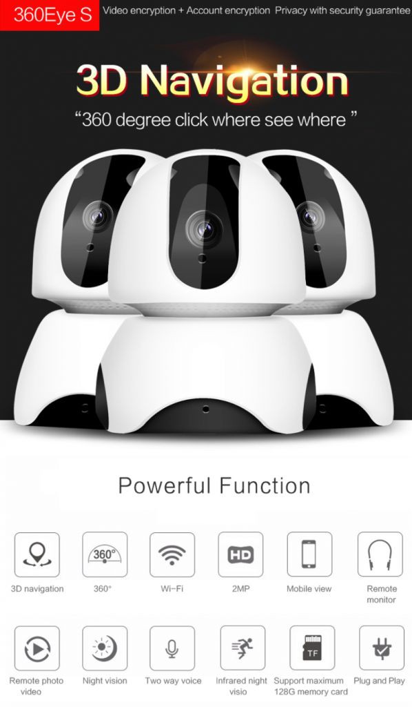 Camera An Ninh P2P 1080p 720p Kết Nối Wifi | BigBuy360 - bigbuy360.vn
