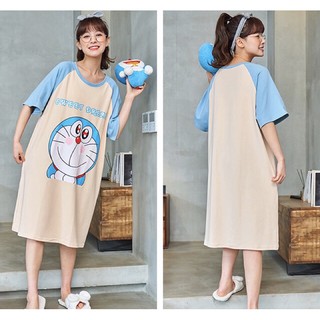 Bộ Đồ Và Váy Đầm Cotton Doremon Doraemon