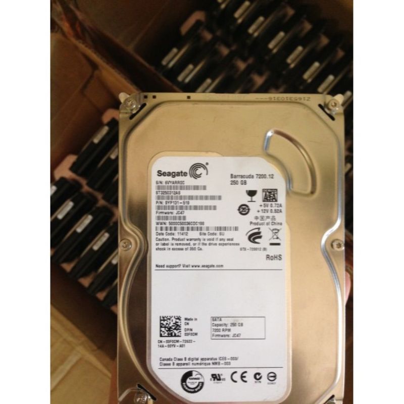 HDD PC 250GB Seagate Mới ổ cứng - Hỗ Trợ Sẵn Win chuẩn SATA