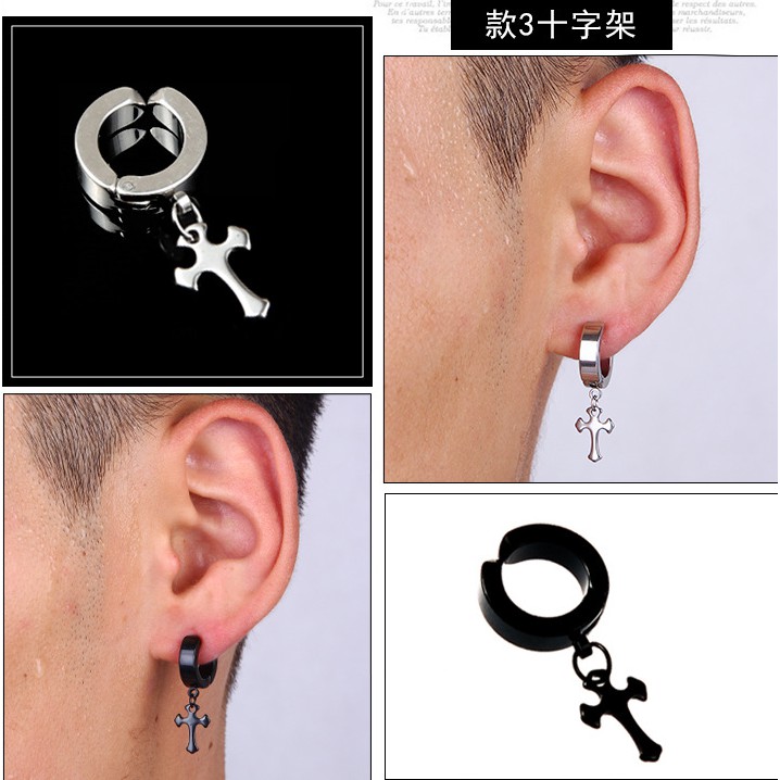 Khuyên Kẹp Tai Phong Cách Hip Hop Đường Phố Hàn Quốc Cá Tính