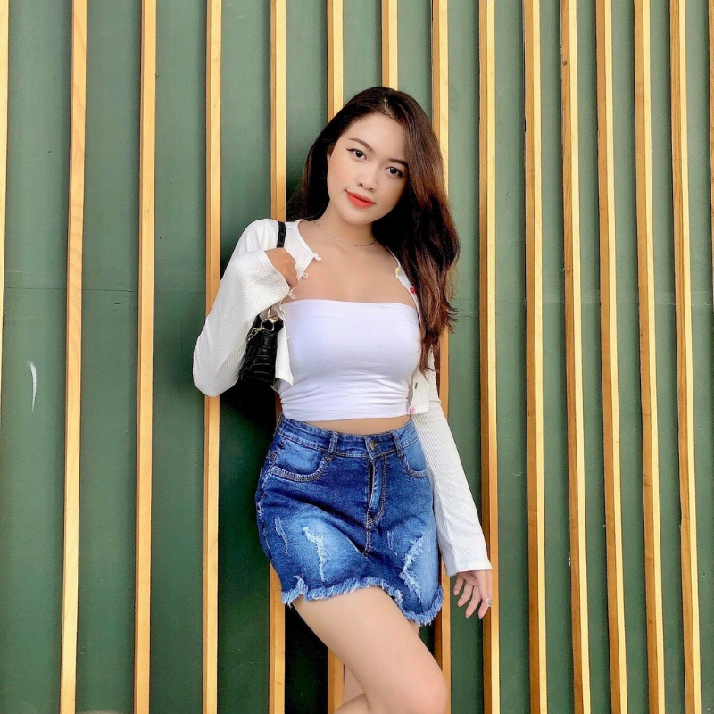 QUẦN JEAN GIẢ VÁY THỜI TRANG ULLZANG! 🍀 🍀 🍀 | BigBuy360 - bigbuy360.vn