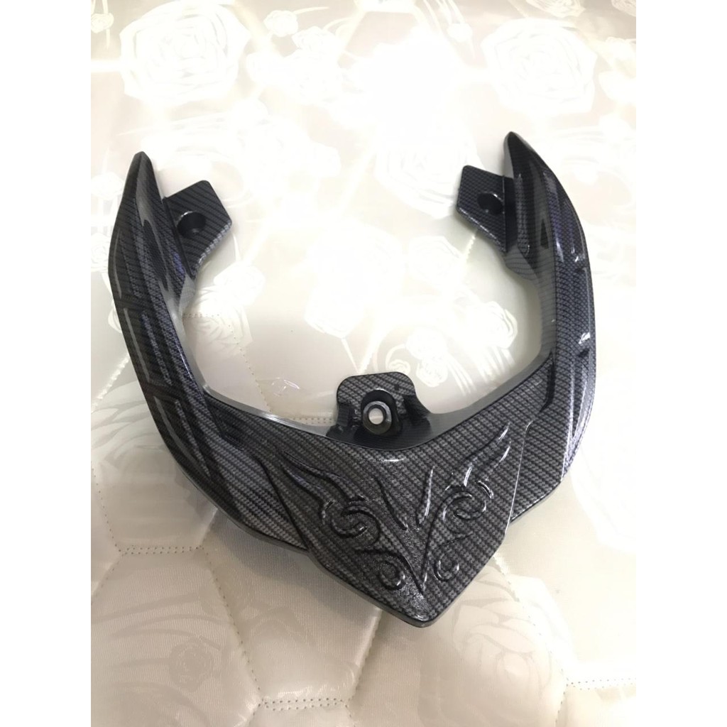 Ốp cảng sau Air Blade 125-150 đời 2016-2019 mạ crom trắng và cacbon đen