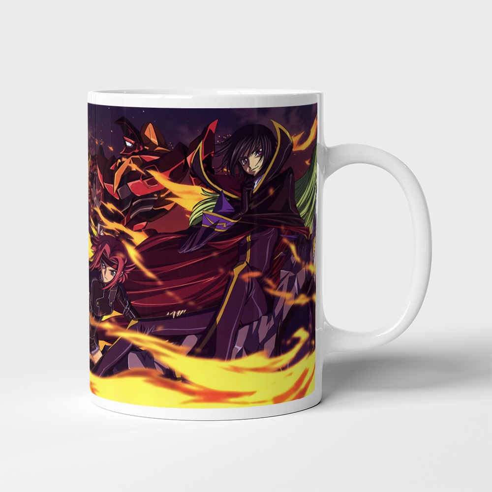 Cốc uống nước Anime, ly in hình CODE GEASS - Mẫu 1. Nhận in theo yêu cầu