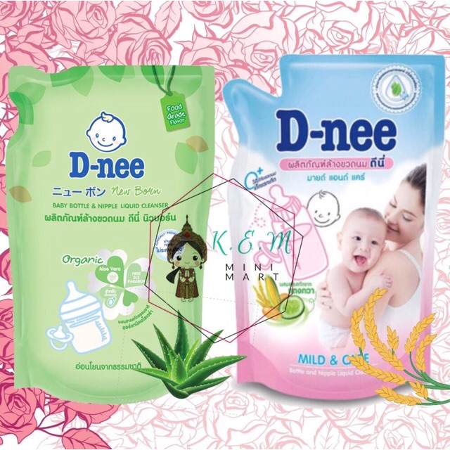 Nước rửa bình Dnee 600ml - Thái Lan