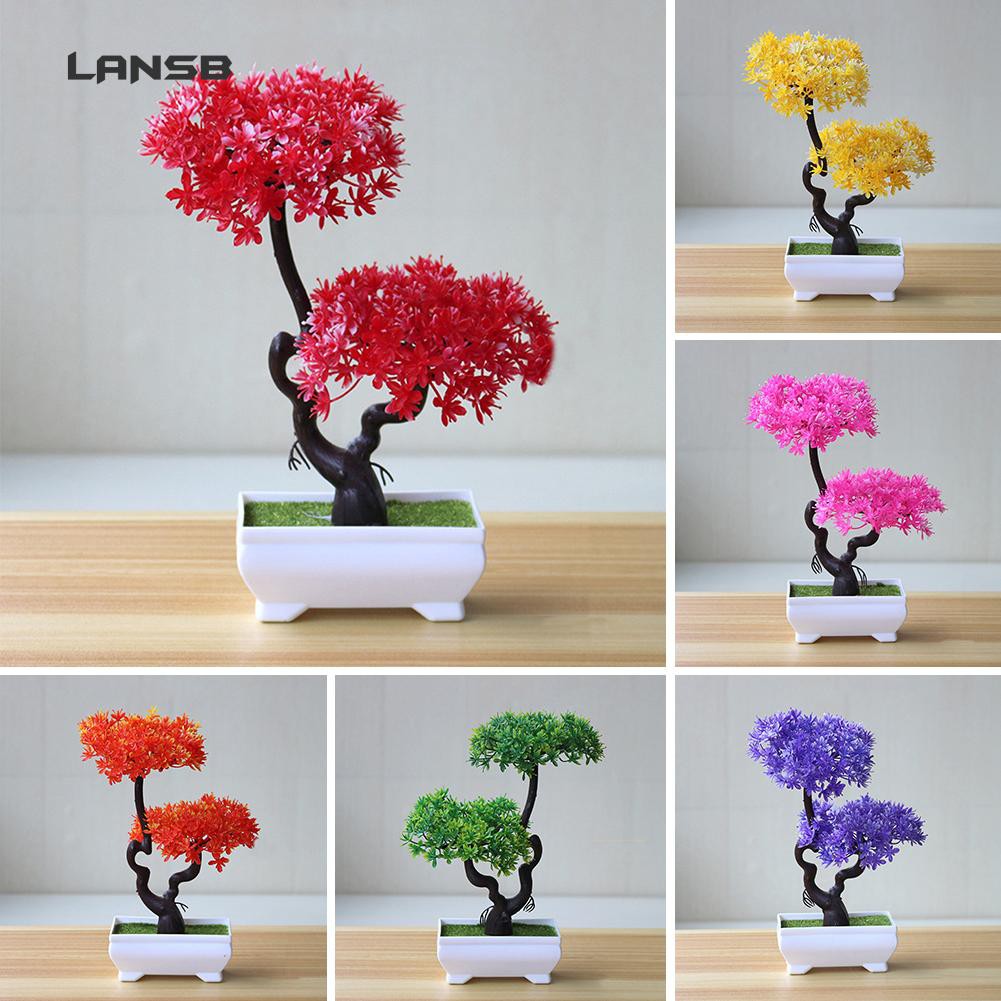 Chậu cây bonsai giả trang trí vườn nhà