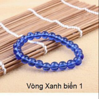 1 vòng đá xanh biển đậm 8mm