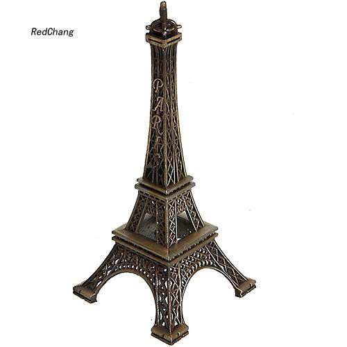 Mô hình tháp Eiffel 15cm bằng kim loại trang trí