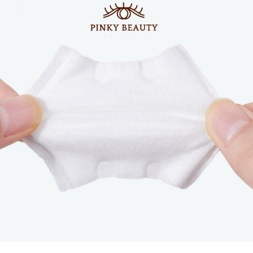 Bông tẩy trang cosmetic Cotton Pinky Beauty 230 Miếng 3 Lớp Mềm Mại
