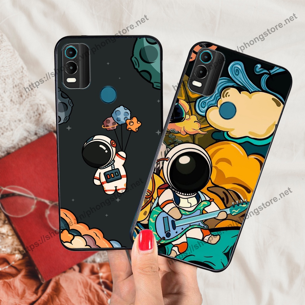 Ốp lưng Nokia C21 PLUS vũ trụ phi hành gia cực hot siêu cute-rẻ-bền