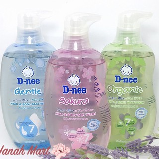 Sữa tắm gội toàn thân Dnee dành cho bé hương hoa Anh Đào thơm mát Thái Lan(380ml)