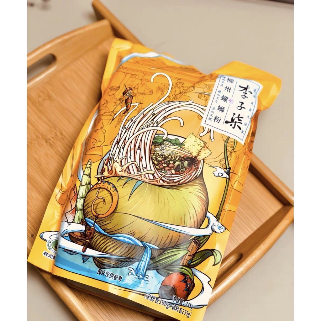 Bún ốc Lý Tử Thất hot tiktok gói lớn bao no 335g