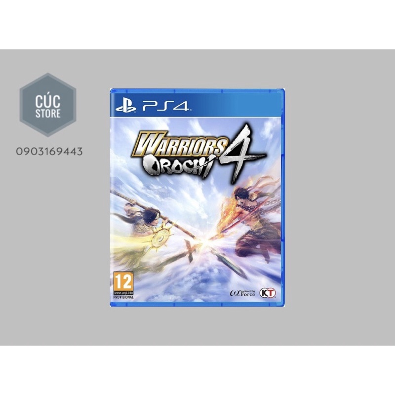 Đĩa chơi game PS4: Warriors Orochi 4