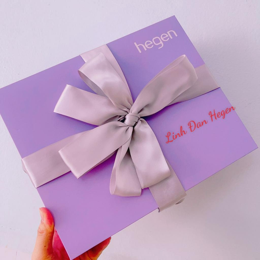 Tách Set Hegen sắc màu. Bộ quà tặng hegen màu xanh tím hồng size 330ml chính hãng
