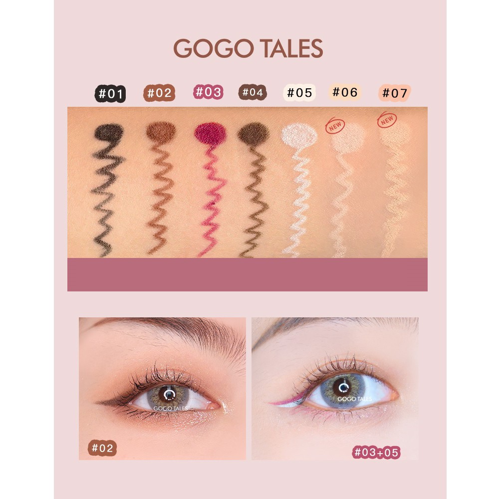 Chì Sáp Kẻ Mắt Chống Nước Không Trôi GOGOTALES Eyeliner Daisy Cúc Họa Mi GT184 [ GOGO TALES ]