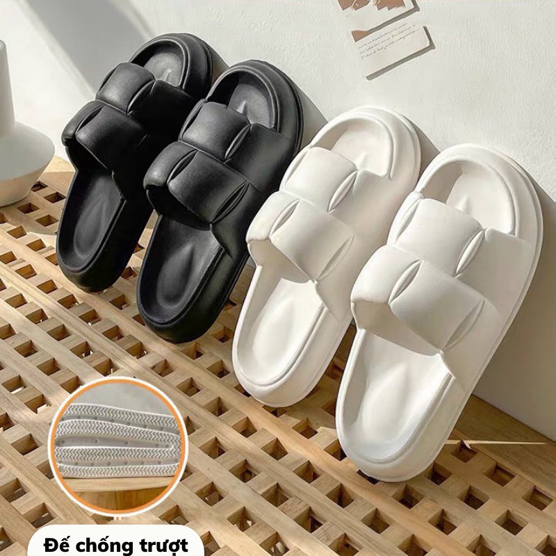 Dép Bánh Mì Nam Nữ Unisex Hàng Cao Cấp Siêu Nhẹ Siêu Êm Chân Dép Phong Cách Ulzzang Gia.dung.hoang.anh