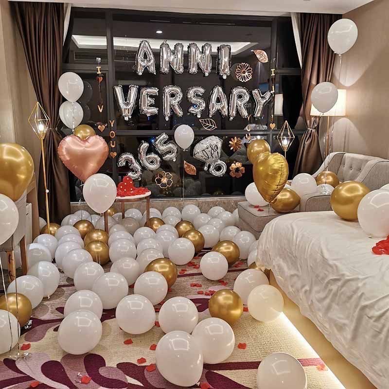 Bóng chữ Happy Anniversary trang trí tiệc kỷ niệm, ngày kỉ niệm yêu nhau, kỉ niệm ngày cưới