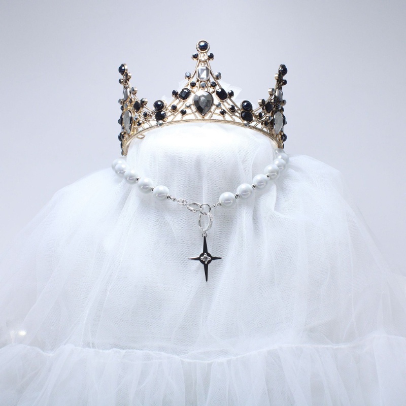 Vòng cổ Ngọc Trai Mặt Thánh Giá Màu Sắc Ngọc Trai Cho Nam Và Nữ