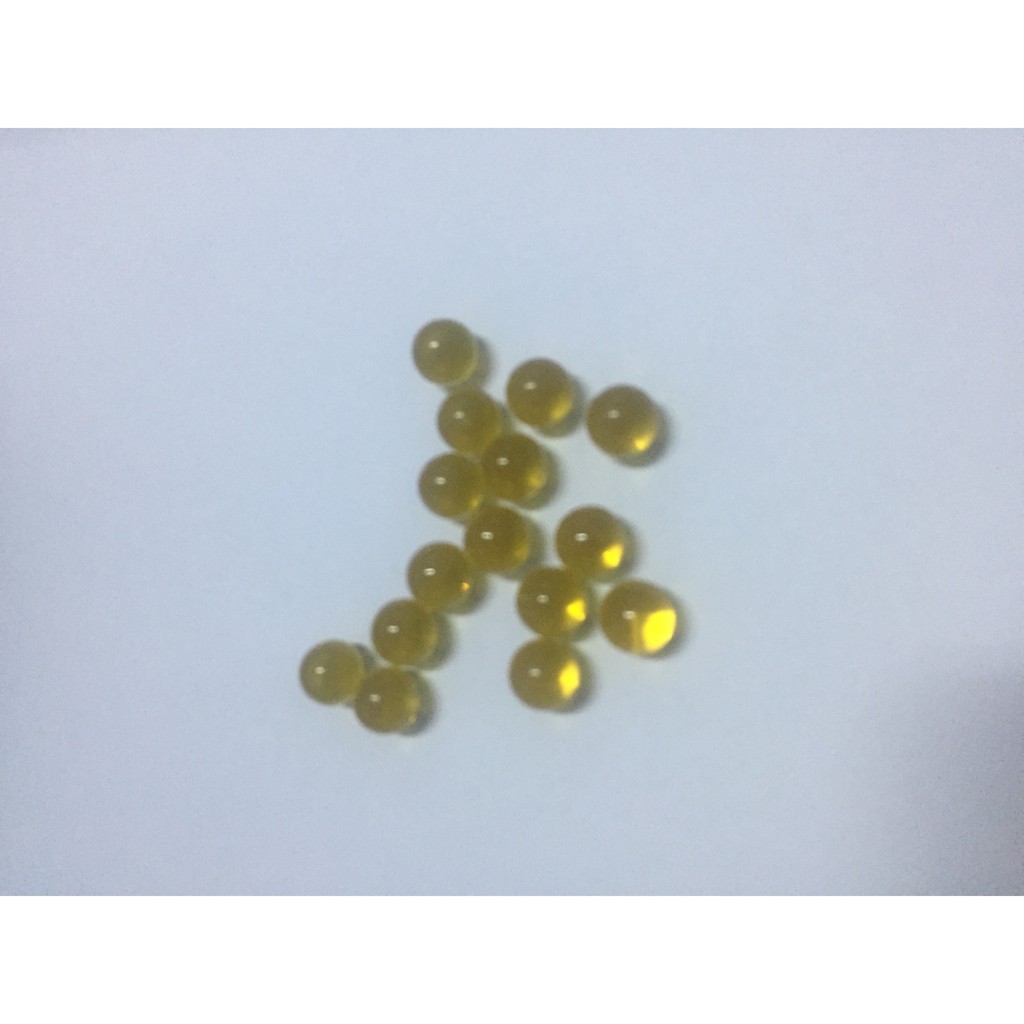 Bộ 2 viên bi màu vàng đường kính 6mm hoặc 7mm hoặc 8mm hoặc 9mm hoặc 10mm
