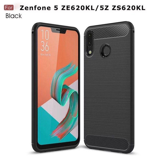 Ốp Điện Thoại Sợi Carbon Chống Sốc Cho ASUS ZENFONE 5 ZE620KL