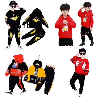 Quần Áo Thu Đông Cho Bé Trai⚡️ 𝐅𝐑𝐄𝐄 𝐒𝐇𝐈𝐏 ⚡️ Sét Bộ Quần Áo Trẻ Em Thu Đông Cho Bé Trai 2021 Chất Nỉ Co Giãn 4 Chiều