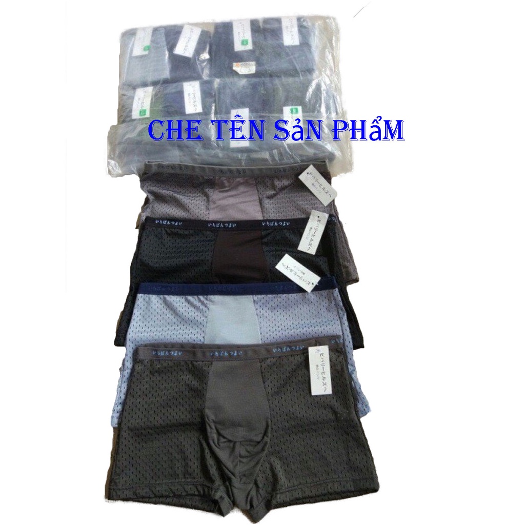 [FREE SHIP] Quần xì đùi nam thông hơi hàng chính hãng nhật combo 3 cái