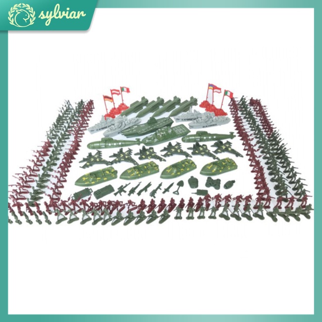 Bộ 337 Mô Hình Người Lính Bằng Nhựa Dùng Trang Trí