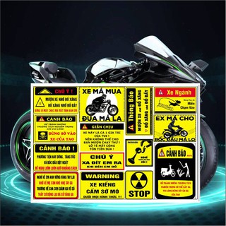 BỘ 14 LOGO CẢNH BÁO TEM CẢNH BÁO