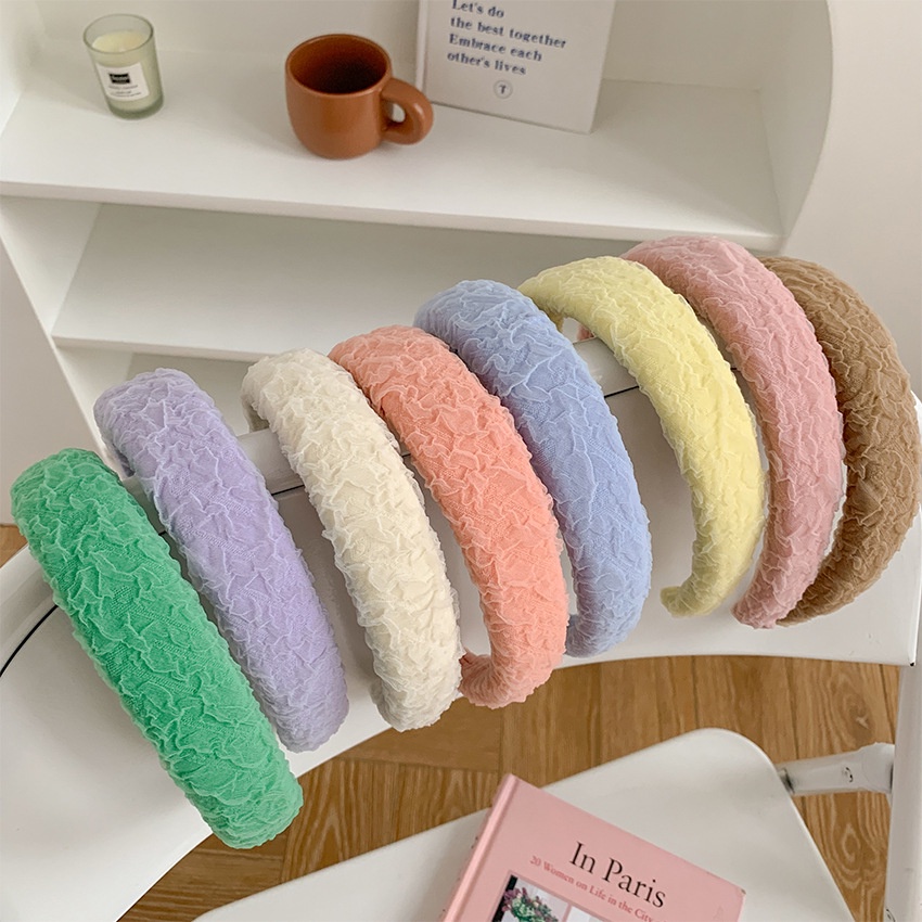 Kẹp Tóc Bản Rộng Màu Sắc Macaron 2022