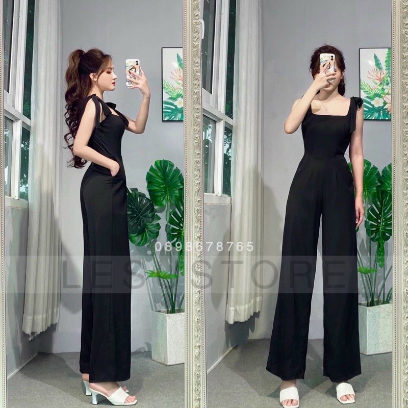 JUMPSUIT DÀI HAI DÂY CỘT