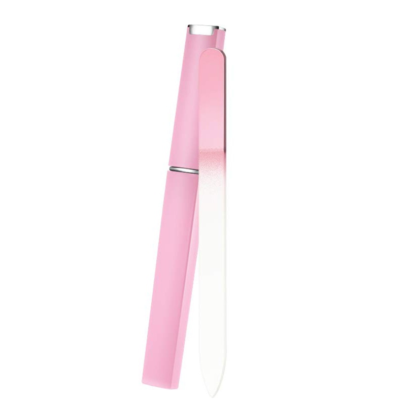 Dụng Cụ Giũa Móng Tay Bằng Kính/ Thủy Tinh Hai Mặt Mini Tiện Dụng
