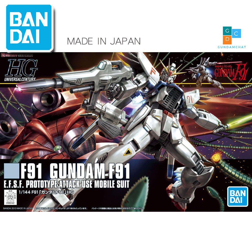Mô Hình Lắp Ráp Gundam Bandai HG 167 Gundam F91 - GDC 4573102579553