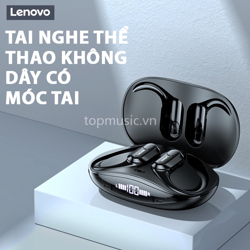 Lenovo Tai nghe không dây 5.3 bluetooth Lenovo XT80 phong cách thể thao Bass chống nước với micrô