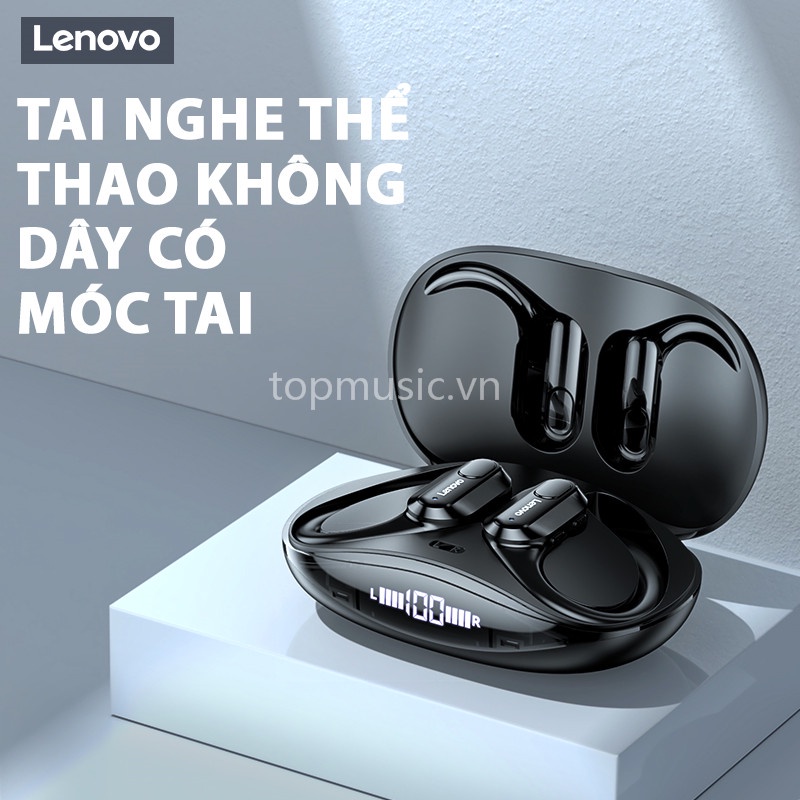 Tai nghe Bluetooth 5.3 thể thao không dây LENOVO THINKPLUS XT80 với màn hình LED chống ồn IPX5 có micrô TWS