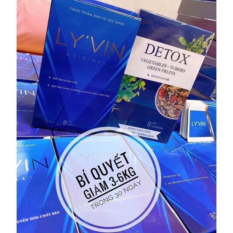 Giảm Cân LY’VIN GIẢM 3-6KG Sau 1 liệu trình ( 1 tháng ) Có tặng kèm detox | BigBuy360 - bigbuy360.vn