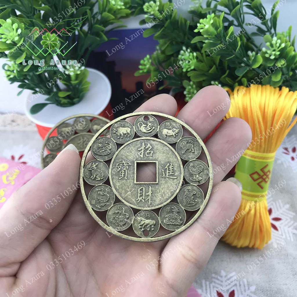 Đồng xu cổ - Đồng xu 12 con giáp - 5,5cm | BigBuy360 - bigbuy360.vn