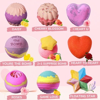 Love Bath Bomb| Bom Tắm Tình Yêu| Viên Sủi Bồn Tắm Tinh Dầu Dưỡng Da Nhiều Mùi Hương