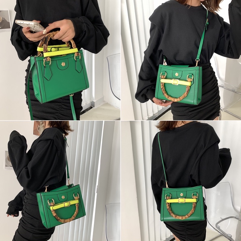 Túi xách đeo chéo quai xách gỗ hàng cao cấp mẫu hot ♥️