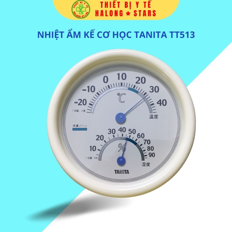 Nhiệt ẩm kế cơ học đo độ ẩm và nhiệt độ TANITA TT513.Thermometer TH101E/TANAKA TH101E,để bàn hoặc treo tường