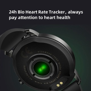 Đồng hồ thông minh Mibro Air / Bộ theo dõi sức khỏe được kết nối Bluetooth 5.0 Hỗ trợ chống nước IP68 Android iOS