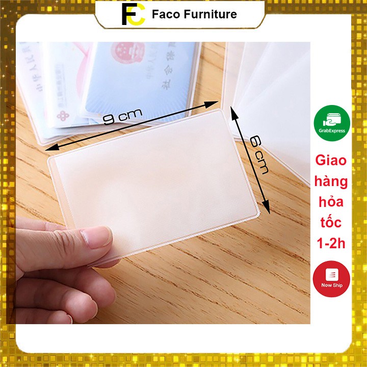 2 Vỏ Bọc bảo vệ thẻ căn cước, thẻ sinh viên, bằng lái xe, thẻ nhân viên, thẻ ATM