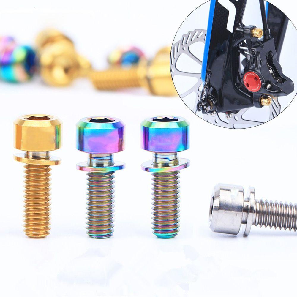 Vòng Đệm Đĩa Phanh Xe Đạp Bằng Titan Ốc Vít Thời Trang
