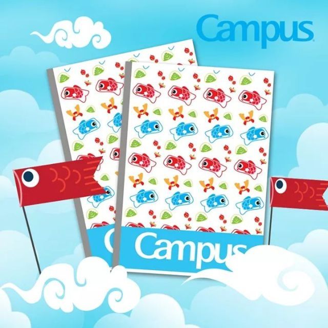 [Mã LIFEBOOK2 giảm 10% đơn 0Đ] Vở kẻ ngang campus Japan Pattern